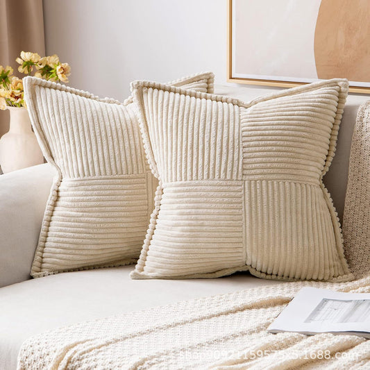 Cassius – Superzachte Boho Gestreepte Kussenslopen voor Kerstdecoratie