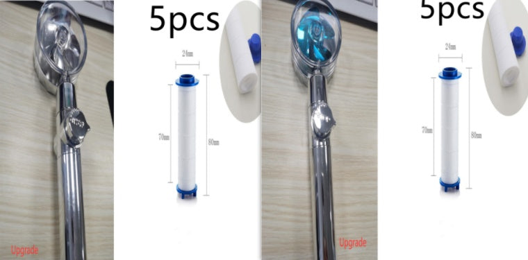 Octavian – Waterbesparende Turbo Propeller Douchestraal met Hoge Druk en 360 Graden Beweging