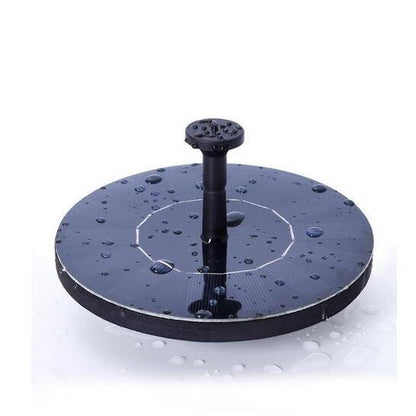 Zonne-energie Vogelbad Fonteinpomp – 1.5W Zwevende Waterpomp met 4 Spuitkoppen voor Tuin, Vijver & Buiteninrichting