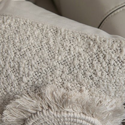 Lysander – Eenvoudige Beige Katoenen Linnen Kussenhoes