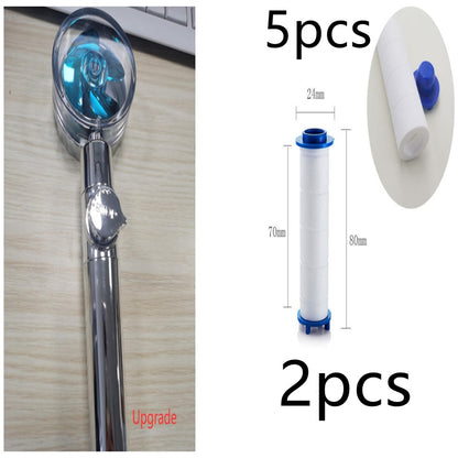 Octavian – Waterbesparende Turbo Propeller Douchestraal met Hoge Druk en 360 Graden Beweging