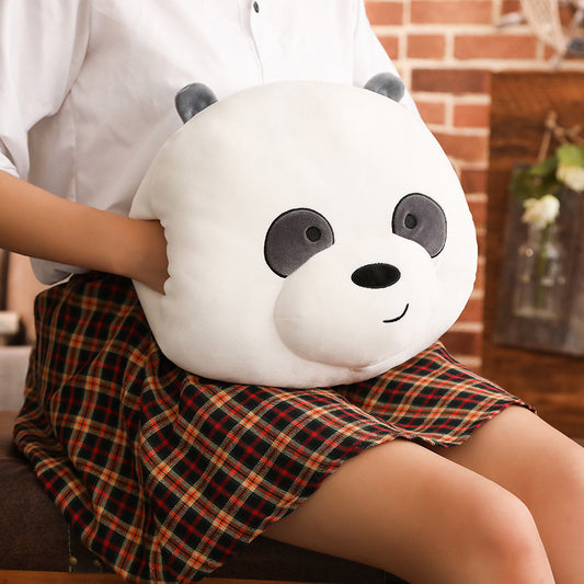 Alaric – Handverwarmend Panda Kussen