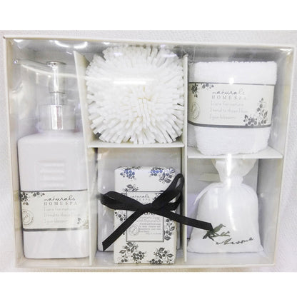 Florian – Vijfdelige Badkameraccessoires Set in Aardewerk