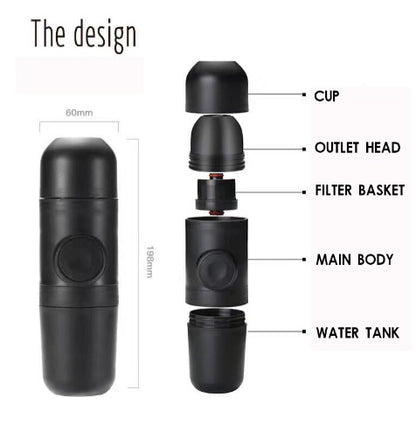 Orion – Draagbare Mini Koffiemachine