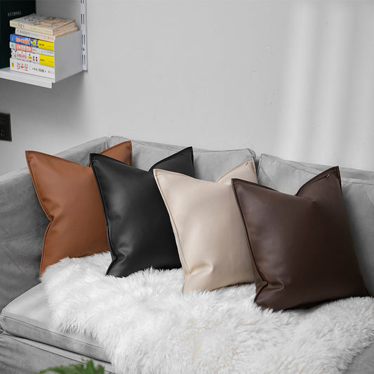 Genevieve – Luxe Leren Kussen voor Woonkamer en Bed