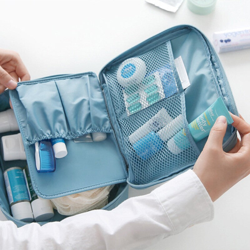 Thalassa – Draagbare Waterdichte Cosmeticatas met Verdeelders