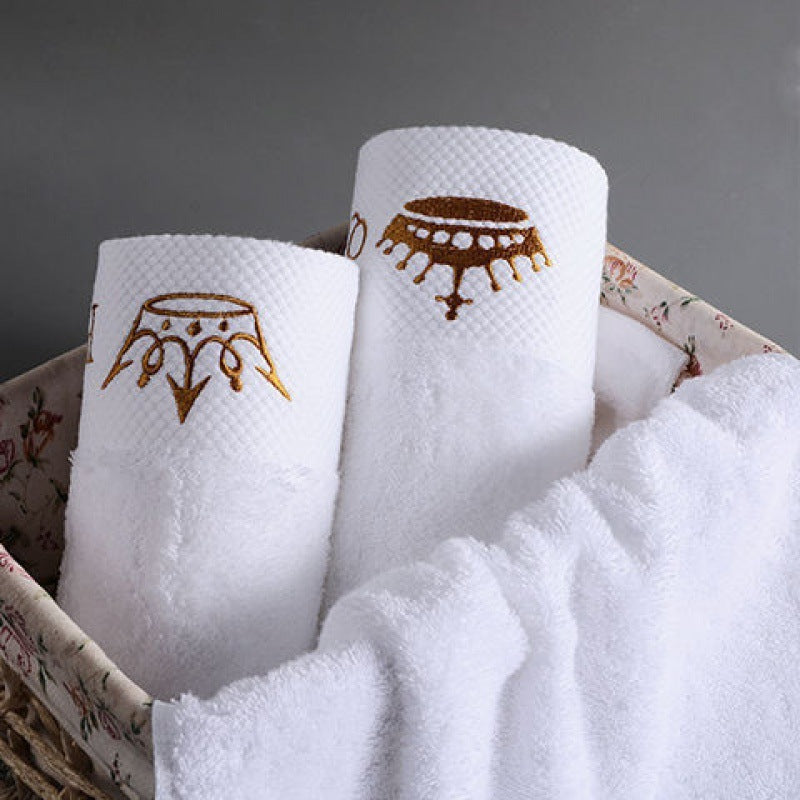 Serenity – Dikke Grote Katoenen Badhanddoek voor Volwassenen in Hotelstijl