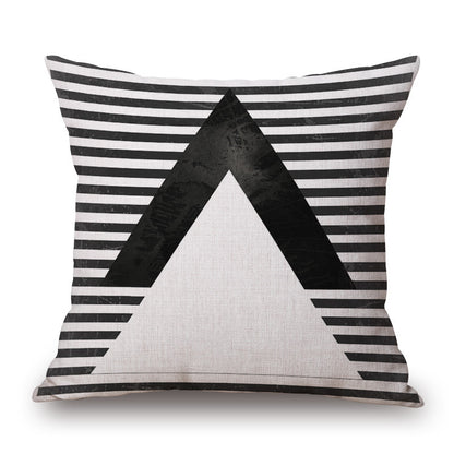 Constantine – Kussenhoes in zwart-wit impressionistische stijl