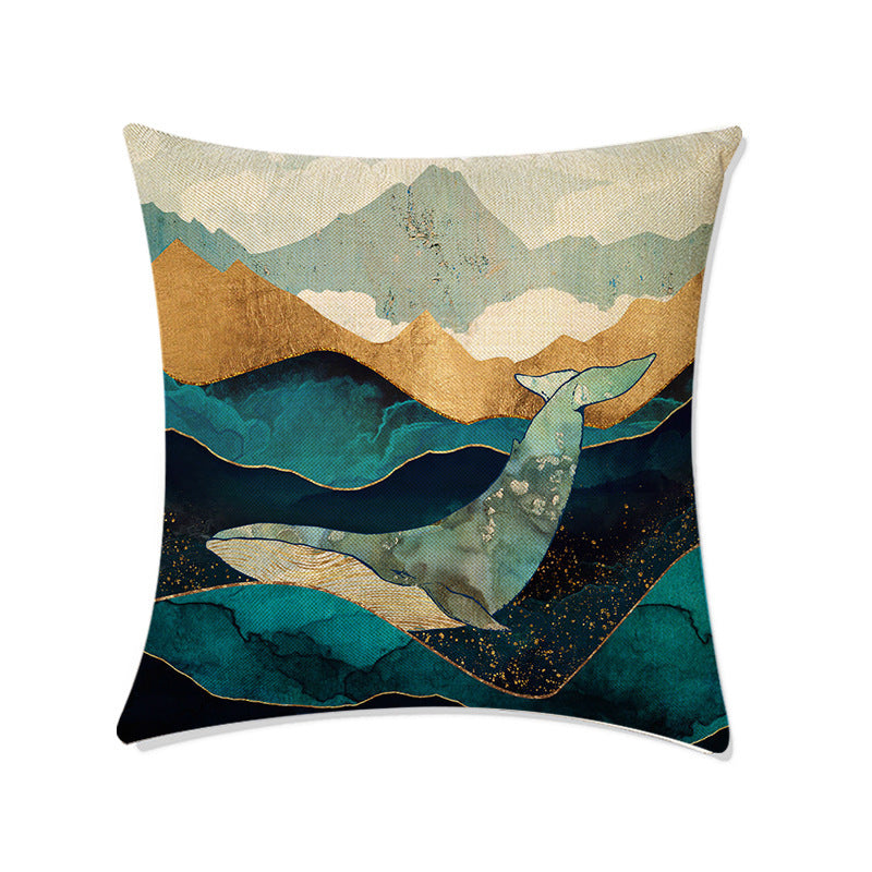 Rhea – Nordic Kussenhoes met Geometrisch Patroon