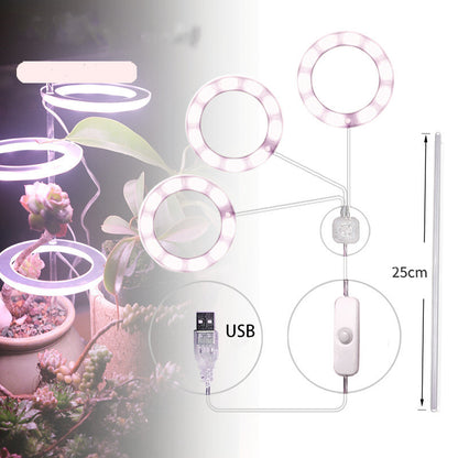 Sybille – LED Plantenlamp met Volledig Spectrum voor Binnenplanten