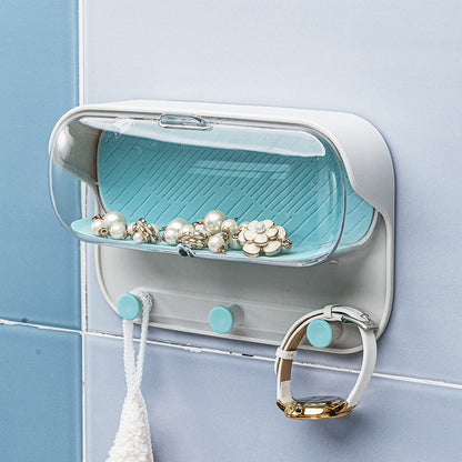Isolde – Wandhouder voor Badkamer zonder Boren, Praktische Opbergdoos voor Brillen en Sleutels