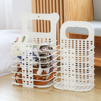 Coralie – Vouwbare Wasmand met Handvat voor Vuile Kleding en Speelgoed