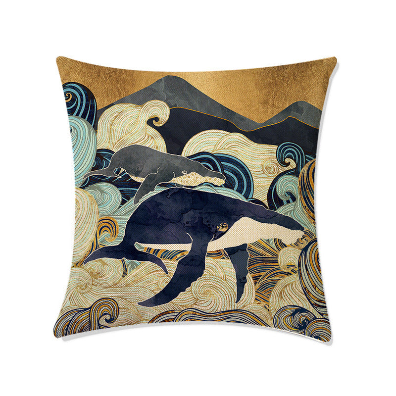 Rhea – Nordic Kussenhoes met Geometrisch Patroon