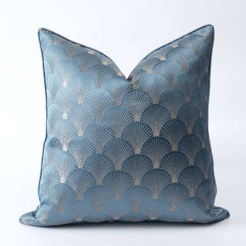 Aurora – Blauw-witte Patchwork Kussens voor de Woonkamer Sofa
