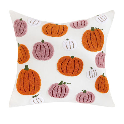 Aurelia – Geëmbroideerde Pompoen Halloween Kussenhoes