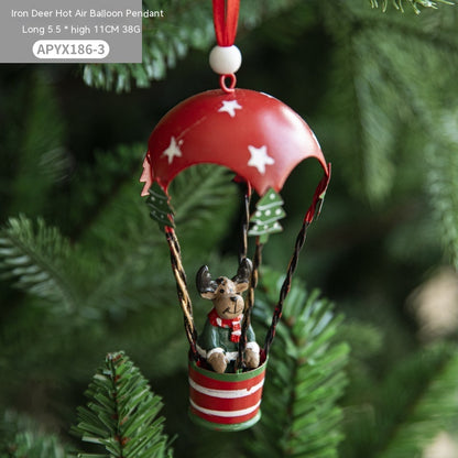 Haven – Creatieve Kerstdecoraties met IJzeren Ballon en Parachute