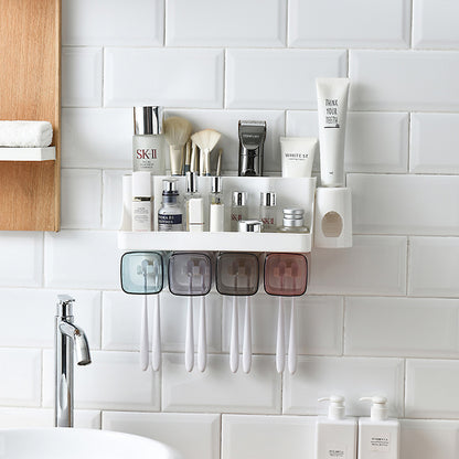 Octavian – Automatische Tandpasta Dispenser met Tandenborstelhouder en Bekers