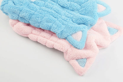 Sylvan – Haardrooghanddoek met Schattige Kattenoren