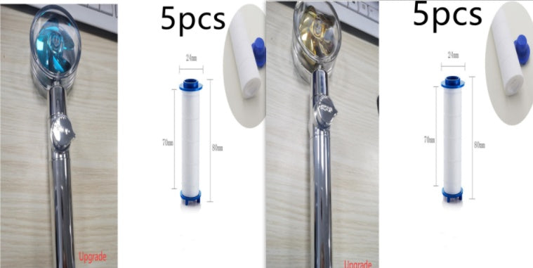 Octavian – Waterbesparende Turbo Propeller Douchestraal met Hoge Druk en 360 Graden Beweging