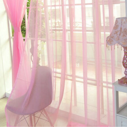 Elowen – Eenvoudige Tulle Gordijnen voor de Woonkamer Transparante Tulle Gordijnen voor de Slaapkamer