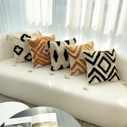 Thalassa – Geweven Kussenhoes in Bohemian Stijl