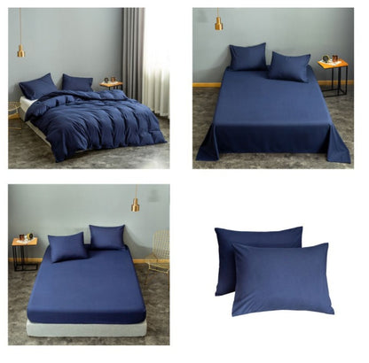 Elysia – Luxe Effen Kleur Dekbedovertrek van 100% Polyester