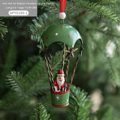 Haven – Creatieve Kerstdecoraties met IJzeren Ballon en Parachute
