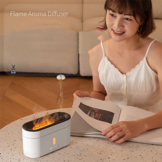 Alaric – Sfeervolle Vlamlamp Luchtbevochtiger met Aromatherapie