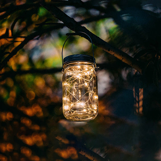 Nova – Solar Mason Jar Lichten Decoratie Buiten Hangende Lichten