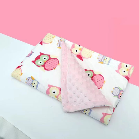 Aurora – Hoogwaardige Babydeken Winter Flanel Fleece Flamingo Deken voor Pasgeboren Baby