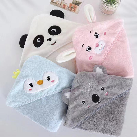 Ophelia – Drie-dimensionale Cartoon Badhanddoek Hoodie Cloak voor Kinderen