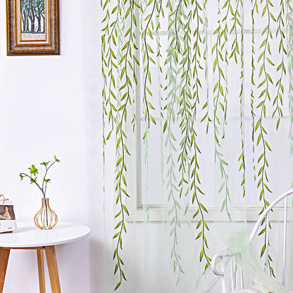Iris – Inverted Willow Wicker Offset Printing Gordijnen voor de Woonkamer