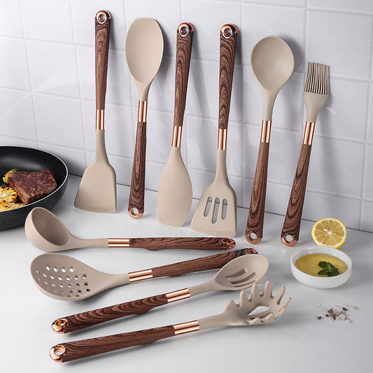 Aurelia – Silicone Keuken Set met Opbergzit Nonstick Pan