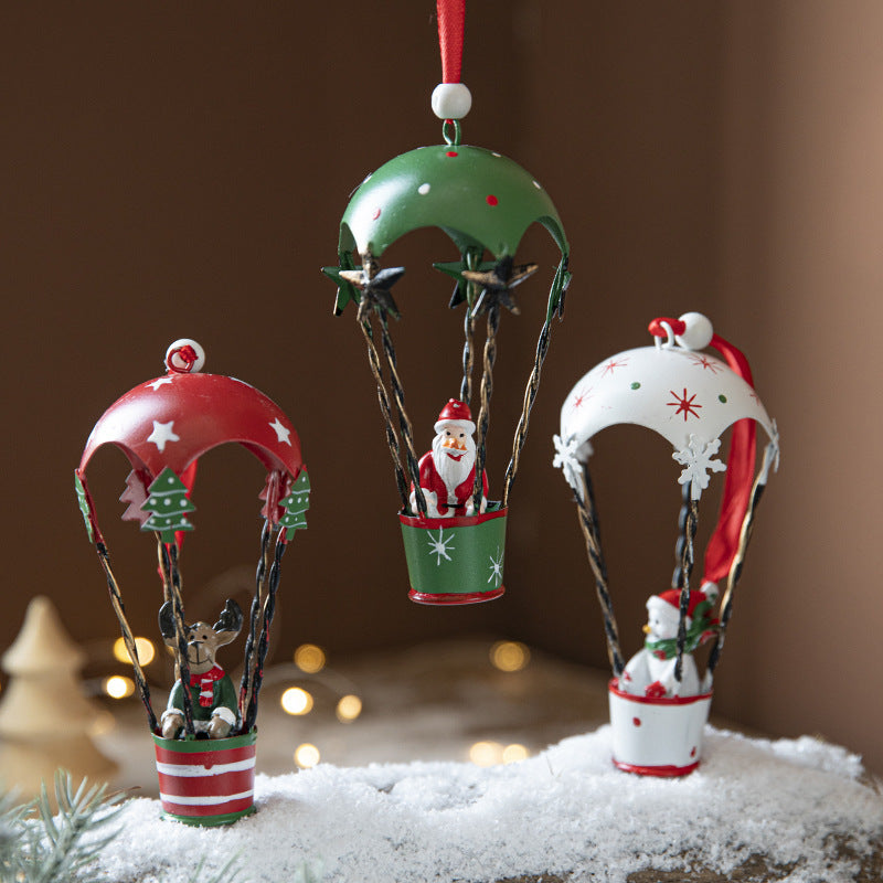 Haven – Creatieve Kerstdecoraties met IJzeren Ballon en Parachute