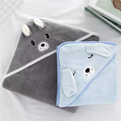 Ophelia – Drie-dimensionale Cartoon Badhanddoek Hoodie Cloak voor Kinderen