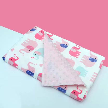 Aurora – Hoogwaardige Babydeken Winter Flanel Fleece Flamingo Deken voor Pasgeboren Baby