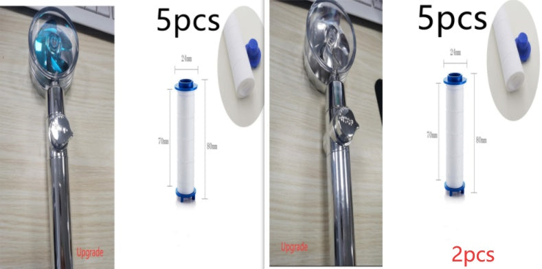 Octavian – Waterbesparende Turbo Propeller Douchestraal met Hoge Druk en 360 Graden Beweging