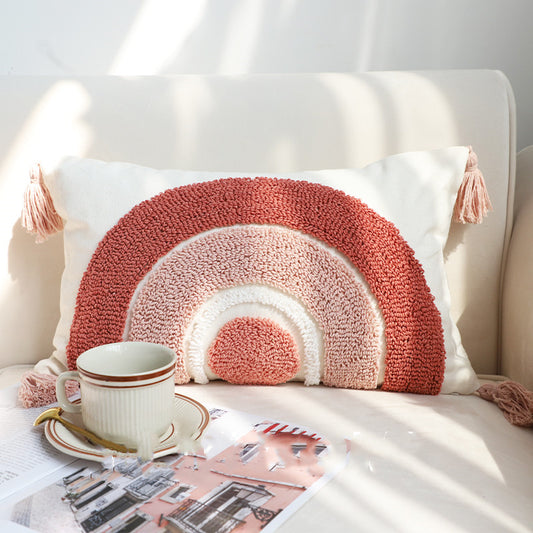 Serenity – Schattige Chenille Lumbar Kussen