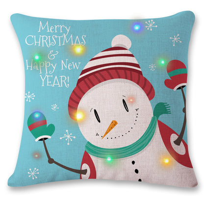 Benedict – LED Flitsende Licht Kerst Kussensloop