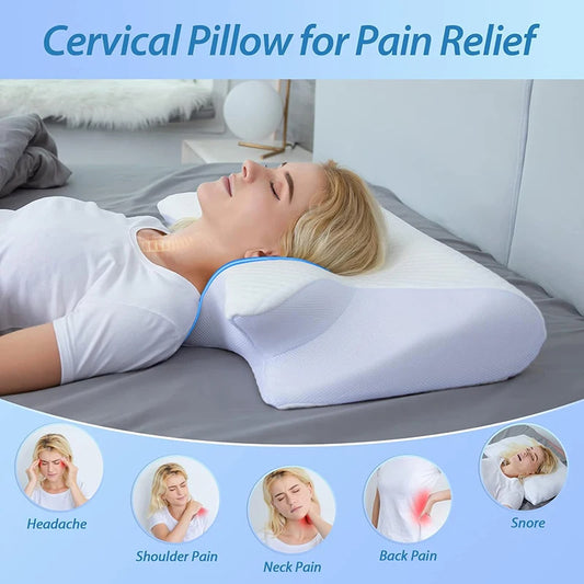Elowen – Ergonomisch Cervicaal Kussen van Geheugenschuim voor Nekpijn