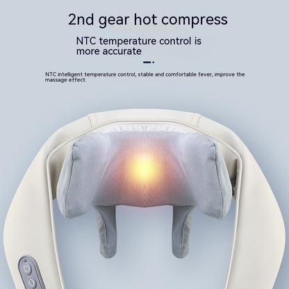 Odette – Nekmassage-instrument met Warmtecompressie en Draadloze Bediening