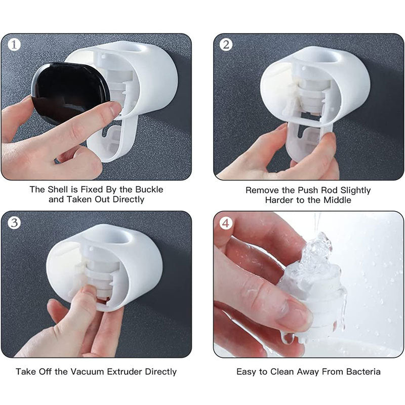 Cassian – Wandgemonteerde Automatische Tandpasta Dispenser