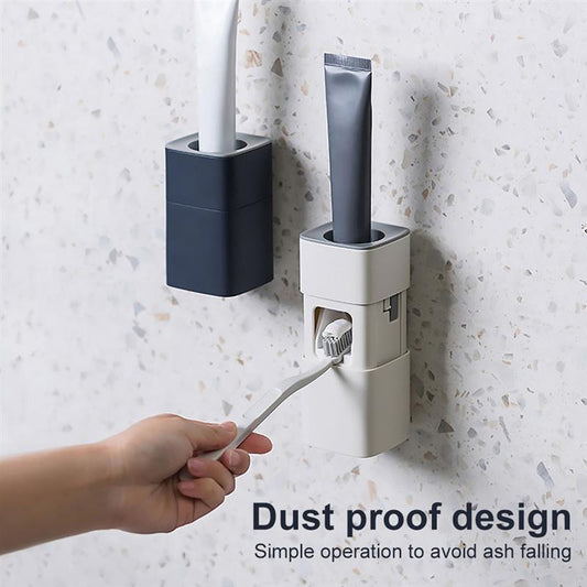 Sable – Automatische Tandpasta Dispenser met Zelfklevende Stoffen en Stofvrije Afdekking